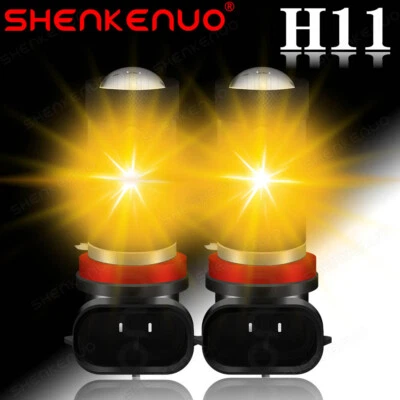 Bombillas antiniebla LED H11 H16 amarillas para Lexus CT ES RX GS 200 250 300 350 450h Foto 1 de 4