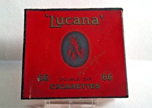 Empty 1920s LUCANA DOUBLE SIX, cigarettes packet H&S 20pcs. - Picture 1 of 8