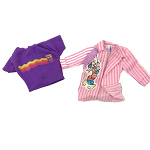 Vintage 1990s Barbie Ken Disney Goofy Pinstripe Jacket & Muscle Tee Lot Two - Bild 1 von 4