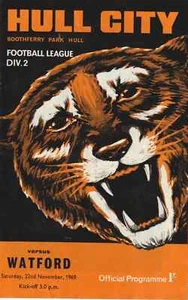 1969 1970 Hull City v Watford - Picture 1 of 1