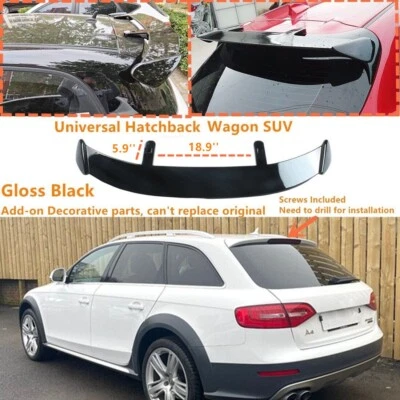 Fit For 2013-2016 AUDI A4 Allroad B8.5 GT-Style Rear Roof Spoiler Wing Universal - Image 1 of 4