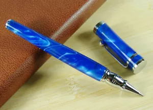 Bolígrafo Fuliwen azul celuloide estilo moda - Imagen 1 de 7