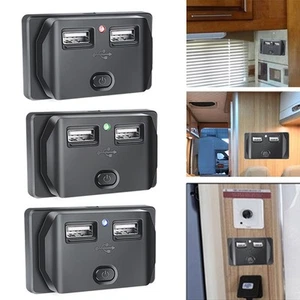 Pour Moto Bateau Double USB Chargeurs Rapide Efficace 3 1A Solution de Charge - Photo 1 sur 31