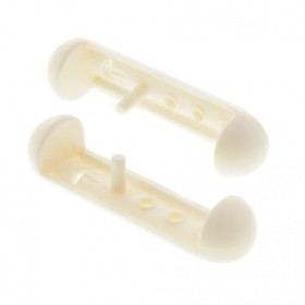 2x Lego Figure Hyper Sled White Mars Mission Alien Set 7694 4501924 58843