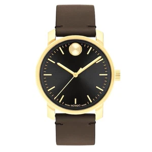 Movado BOLD Access Men's Gold-Tone Black Dial Quartz Watch 3601172 - Picture 1 of 2