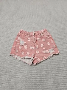 Hayden pantaloncino bambina ragazza media stampa floreale elastico in vita elasticizzato denim - Foto 1 di 7