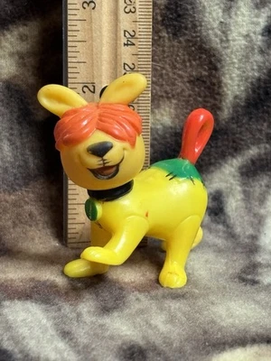 20 世纪 80 年代 Raggedy Ann and Andy’s Dog Arthur PVC 公仔头变成怀旧 HTF — 第 1/4 张图片