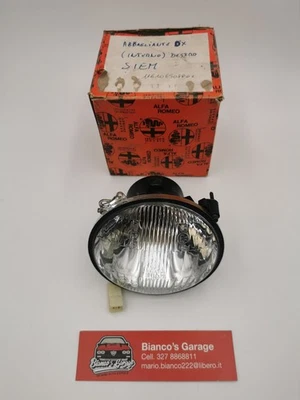 Faro abbagliante int.dx Alfa Romeo Alfetta Gt Gtv Gtv6 Siem 116106508802 - Immagine 1 di 4