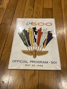 Indianapolis Motor Speedway The 42nd Indy 500 Official Program-1958 NICE - Picture 1 of 7