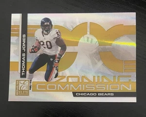 2007 Donruss Elite - Zoning Commission Thomas Jones #ZC-40 Gold /1000 Bears - Bild 1 von 2