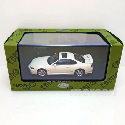 EBBRO 1/43 Nissan Silvia Spec-R S15 1999 modello pressofuso bianco mai usato - Immagine 1 di 4