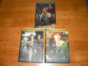 The Tristan and Isolde Trilogy by Rosalind Miles 1st Ed./1st Print HC/DJ Books - Picture 1 of 7