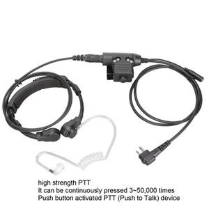 U94 PTT z mikrofonem palcowym PTT 7,1 mm Chowany zestaw słuchawkowy do sterowania gardłem do Moto CB - Zdjęcie 1 z 23