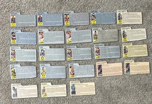 GI Joe Lot of 23 COBRA File Cards All Vintage 1980's Filecards Cobra Commander - Bild 1 von 4