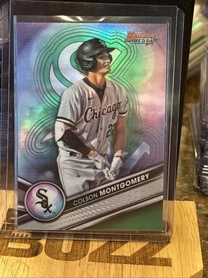 2022 Bowman's Best - TP.Colson Montgomery #TP-27 Green Refractor 31/99 RC - Image 1 of 3