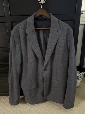 Rag & Bone Blazer Mens 44 Gray Cotton Two Button Tailored Sport Coat Jacket - Image 1 of 4