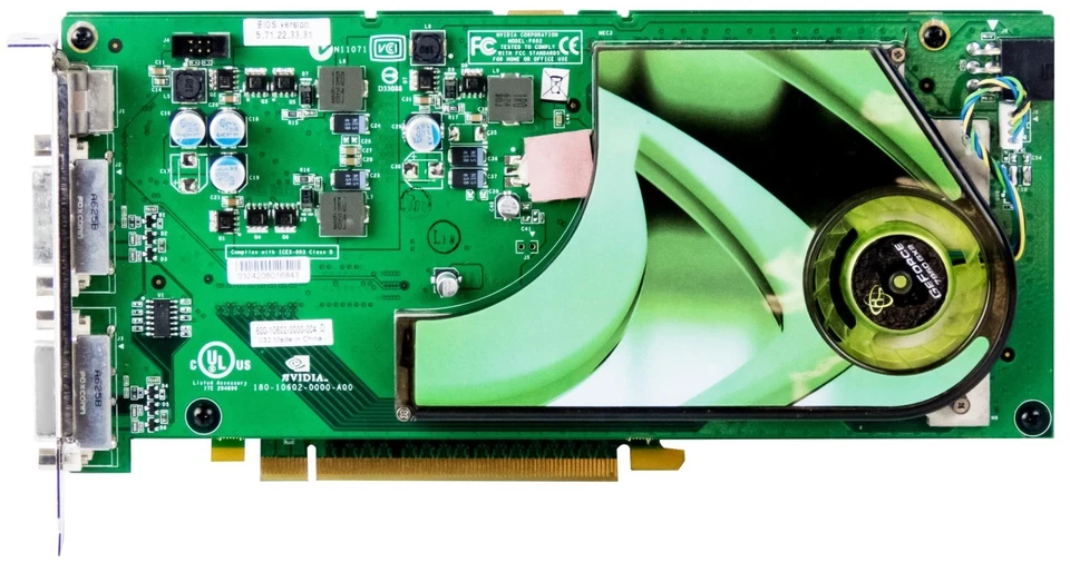 Graphics Card XFX NVIDIA GEFORCE 7950 GX2 1GB PV-T71U-ZDF9 - Image 1 of 2