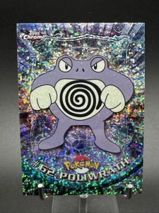 2000 Topps Chrome Holo Sparkle Pokemon card # 62 Poliwrath - Picture 1 of 24