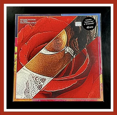 Lil Peep – California Girls LP On Tri-Color Stripe Colored 45RPM Vinyl Hip Hop — 第 1/4 张图片