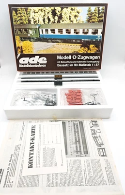 ADE H0 B 3030 Modell D-Zugwagen 2/2.Kl. Silberling Bausatz Rarität NEU & OVP - Bild 1 von 4