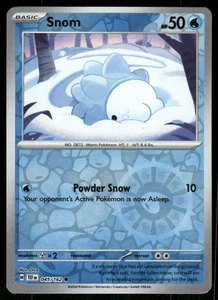 Snom - 045/162 Common Reverse Holo NM Pokemon SV05: Temporal Forces - Picture 1 of 2