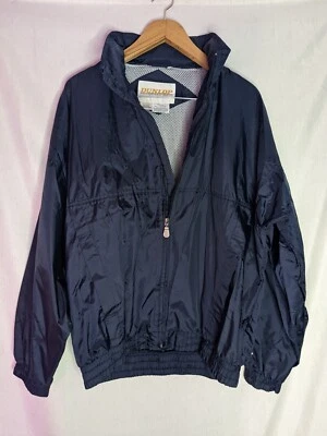 Chaqueta cortavientos DUNLOP Professional Series vintage de trabajo con capucha grande para hombre Foto 1 de 4