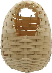 6 pieces NEW Large Bird Finch Bamboo Nesting Nests Dimensions: 5 1/2" x 6"H - Picture 1 of 3