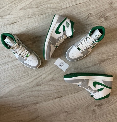 Jordan 1 Mid Grey Green UK 6(40) (Brand New) 100% Authentic. DC7294 103