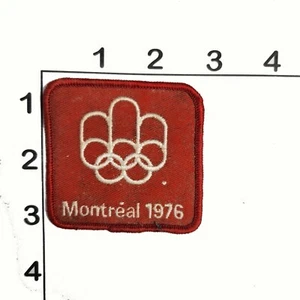 Parche rojo bordado vintage de los Juegos Olímpicos de Montreal 1976 para coser - Imagen 1 de 1