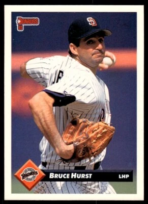 1993 Donruss Baseball Card Bruce Hurst San Diego Padres #576 - Image 1 of 2