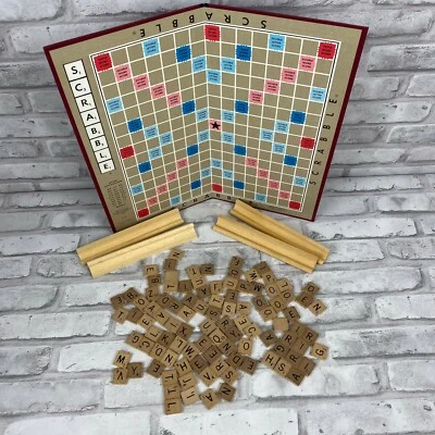 Scrabble Crossword Game 1983 Selchow & Righter Vintage Made In USA Collectible - Image 1 of 3