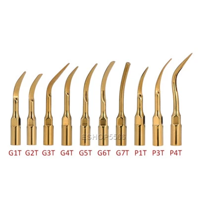 Dental Ultrasonic Piezo Scaler Tips G1T-G7T P1T P3T for EMS&Woodpecker Handpiece - Image 1 of 4