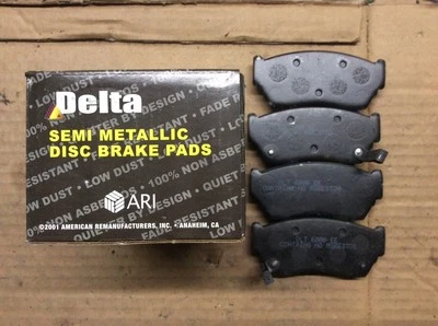 Nuevas pastillas de freno de disco semimetálicas Delta 762-D510 Foto 1 de 4