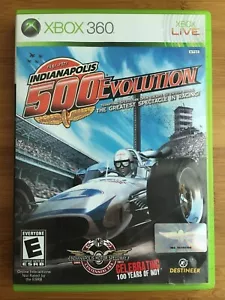 NO GAME Indianapolis 500 Evolution (Microsoft Xbox 360, 2009) CASE & MANUAL ONLY - Picture 1 of 10