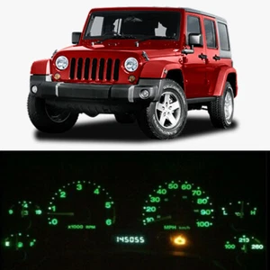 For Jeep Wrangler TJ 97-06 Green Dash Instrument Gauge Cluster Speedometer LED - Picture 1 of 5