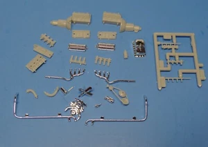 Custom Cool Street Rod Small V8 con inyectores Hilborn escala 1/25 - Imagen 1 de 10