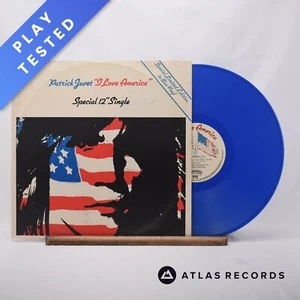 Patrick Juvet I Love America A1 B1 Blue 12" Single Vinyl Record - VG+/VG+ - Picture 1 of 8