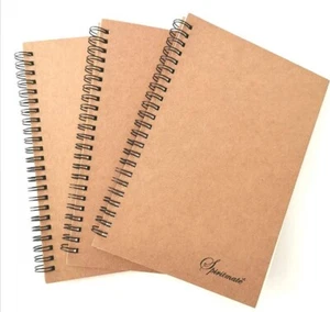 SPIRITMATE Wirebound Dot/grid Notebooks. 5.5x8.26in 50sheets. 3pk. brand new. - Picture 1 of 6