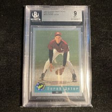 1992 Classic Draft Picks Foil Bonus Derek Jeter #BC6 RC Rookie BGS 9 Mint