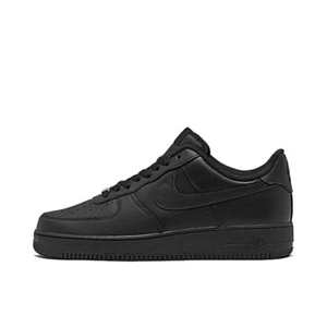 Nike Air Force 1 '07 Low Triple Men's Black CW2288-001, Brand New Uni-Sex Shoes - Picture 1 of 6