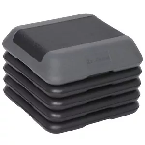 High Step Aerobic Platform with 4 Risers Training Device 16" x 16" Adjustable - Picture 1 of 12