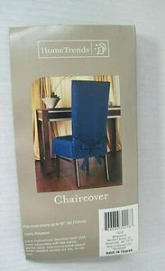 Cubierta para silla de rodadura para hogar falda plisada de tela azul con corbata de poliéster nueva en paquete - Imagen 1 de 7