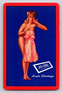 Tarjeta Comercial Rubio Pinup Vestido Sostenedor A-Lindo Escasez Jo-Glow Telas Intercambio - Imagen 1 de 2