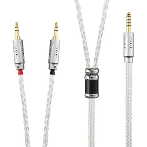 Cable Auriculares Plata Pura para Hifiman Sundara Ananda HE1000se HE6se 400s DEVA - Imagen 1 de 9
