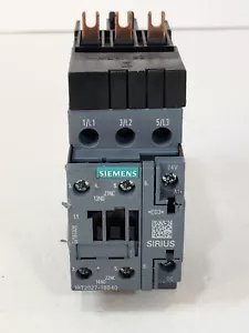 Contactor de potencia Siemens 3RT2027-1BB40 32 A AC-3 400V 1NO 24VDC 3 polos tamaño S00 - Imagen 1 de 6