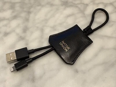 NATIVE UNION Black TAG CABLE USB USB-C - Used - Image 1 of 3