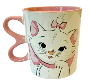Disney The Aristocats Marie Kitty Katze mit Schleife Henkel weiß rosa Keramik Tasse/Becher - Bild 1 von 16