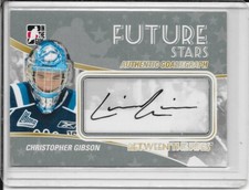 2010-11 Between The Pipes Christopher Gibson Auto