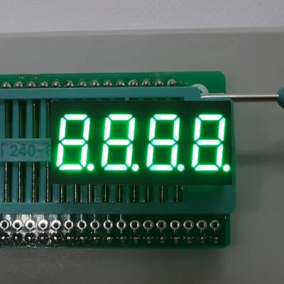 New 0.36" 0.36 inch Green LED 7 Segment Display 4 Digit Common Anode / Cathode - Image 1 of 4