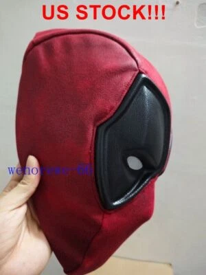 Nuevo Stock de EE. UU. Deadpool 3 Wade Wilson Máscara Facial Cos Prop Máscara Regalo de Halloween Foto 1 de 4
